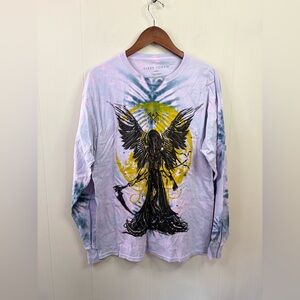 Sleep Token Reaper Angel Long Sleeve T-Shirt tiedye wash size L unisex new